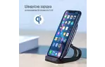 Зарядное устройство ColorWay Wireless Stand 10W Blue (CW-CHW30Q-BL)