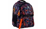 Рюкзак школьный GoPack Сity 161-1 черный, оранжевый (GO21-161M-1)