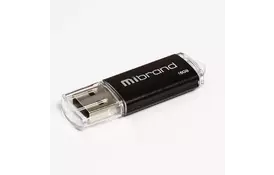 USB флеш накопитель Mibrand 16GB Cougar Black USB 2.0 (MI2.0/CU16P1B) - Фото