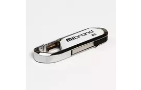 USB флеш накопитель Mibrand 8GB Aligator White USB 2.0 (MI2.0/AL8U7W) - Фото