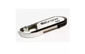 USB флеш накопитель Mibrand 64GB Aligator White USB 2.0 (MI2.0/AL64U7W) - Фото