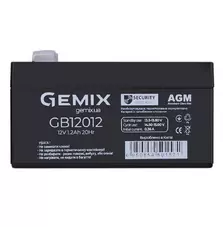Батарея к ИБП GEMIX GB 12В 1.2 Ач (GB12012)