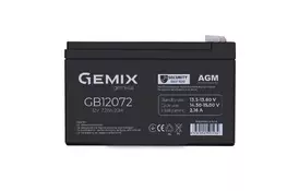 Батарея к ИБП GEMIX GB 12В 7.2 Ач (GB12072) - Фото
