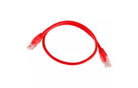 Патч-корд 0.3м, RJ-45, Cat.5e, CU, медь, красный Ritar (PCR-CU/0.3Rd / 04266) - Фото