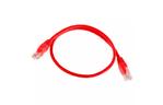 Патч-корд 0.5м, RJ-45, Cat.5e, CU, медь, красный Ritar (PCR-CU/0.5Rd / 04267)