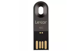 USB флеш накопитель Lexar 16GB JumpDrive M25 Titanium Gray USB 2.0 (LJDM025016G-BNQNG) - Фото