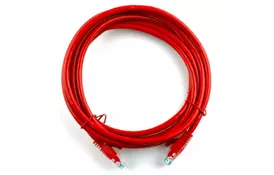 Патч-корд 20м, RJ-45, Cat.5e, CU, мідь, червоний Ritar (PCR-CU/20Rd/04303) - Фото