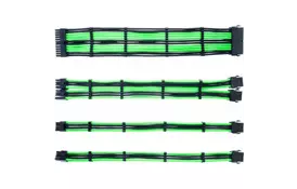 Кабель  QUBE для блока питания QUBE 1*24P MB, 1*4+4P CPU,2*6+2P VGA Bla (QBWSET24P8P2x8PBG) - Фото