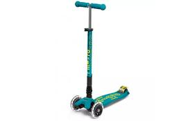 Скутер Micro Maxi Deluxe Foldable LED Зеленый (MMD097) - Фото