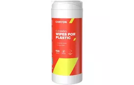 Салфетки CANYON Plastic Cleaning Wipes, 100 wipes (CNE-CCL12) - Фото