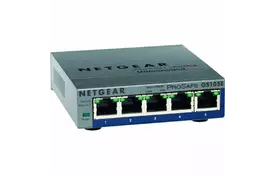 Коммутатор сетевой Netgear GS105E (GS105E-200PES) - Фото