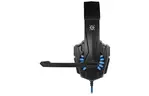Наушники Defender Warhead G-390 LED Black-blue (64039)