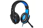 Наушники Defender Warhead G-390 LED Black-blue (64039)