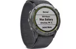 Смарт-часы Garmin Enduro, Silver w/Gray Body, Gray Sport Loop Band (010-02408-00)