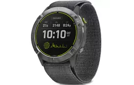 Смарт-годинник Garmin Enduro, Silver w/Gray Body,Gray Sport Loop Band (010-02408-00) - Фото