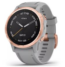 Смарт-часы Garmin fenix 6S Sapphire Rose Gold, Gray Band (010-02159-21)