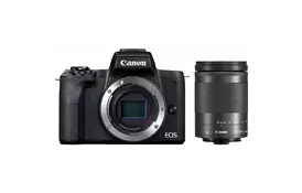 Цифр. фотокамера Canon  EOS M50 Mk2 + 18-150 IS STM Kit Black (4728C044) - Фото