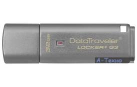 USB флеш накопичувач Kingston 32GB DataTraveler Locker+ G3 USB 3.0 (DTLPG3/32GB) - Фото