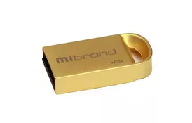 USB флеш накопитель Mibrand 4GB lynx Gold USB 2.0 (MI2.0/LY4M2G) - Фото