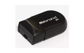 USB флеш накопичувач Mibrand 4GB Scorpio Black USB 2.0 (MI2.0/SC4M3B) - Фото