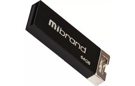 USB флеш накопичувач Mibrand 8GB Сhameleon Black USB 2.0 (MI2.0/CH8U6B) - Фото