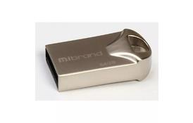 USB флэш-накопитель Mibrand 32GB Hawk Silver USB 2.0 (MI2.0/HA32M1S) - Фото
