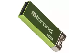 USB флеш накопичувач Mibrand 4GB Сhameleon Light Green USB 2.0 (MI2.0/CH4U6LG) - Фото
