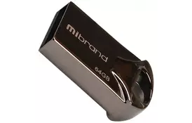 USB флэш-накопитель Mibrand 32GB Hawk Black USB 2.0 (MI2.0/HA32M1B) - Фото