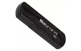 USB флэш-накопитель Mibrand 64GB Grizzly Black USB 2.0 (MI2.0/GR64P3B) - Фото