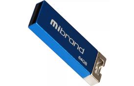 USB флеш накопичувач Mibrand 64GB Сhameleon Blue USB 2.0 (MI2.0/CH64U6U) - Фото