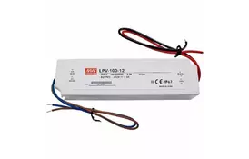 Блок живлення для систем відеоспостереження MeanWell LPV-100-12 - Фото