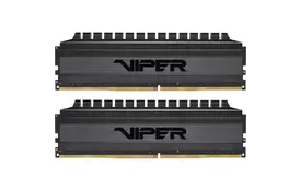 Модуль пам'яті для комп'ютера DDR4 32GB (2x16GB) 3200 MHz Viper 4 Blackout Patriot (PVB432G320C6K) - Фото