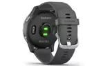Смарт-часы Garmin vivoactive 4, Shadow Grey with Silver Hardware, GPS navy (010-02174-03)