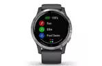 Смарт-часы Garmin vivoactive 4, Shadow Grey with Silver Hardware, GPS navy (010-02174-03)