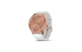 Смарт-часы Garmin vivomove Style, S/E EU, Rose Gold, White, Silicone (010-02240-20) - Фото