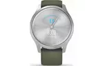 Смарт-часы Garmin vivomove Style, Silver, Moss, Silicone (010-02240-21)