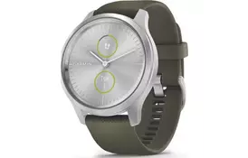 Смарт-часы Garmin vivomove Style, Silver, Moss, Silicone (010-02240-21) - Фото