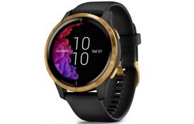 Смарт-годинник Garmin Venu, Black/Gold, GPS navy (010-02173-33) - Фото