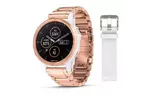 Смарт-часы Garmin fenix 5S Plus, Sapphire, White с Rose Gold-tone Metal Ban (010-01987-11)