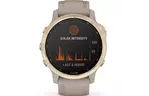 Смарт-часы Garmin fenix 6S Pro Solar, Light Gold with Light Sand Band, GPS nav (010-02409-11)