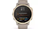 Смарт-часы Garmin fenix 6S Pro Solar, Light Gold with Light Sand Band, GPS nav (010-02409-11)