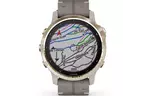 Смарт-часы Garmin fenix 6S Pro Solar, Light Gold with Shale Gray Suede Band, G (010-02409-26)