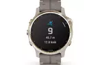 Смарт-часы Garmin fenix 6S Pro Solar, Light Gold with Shale Gray Suede Band, G (010-02409-26)