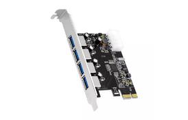Контролер PCIe to USB 3.0, 4 port, 5Gbps, BOX Merlion (YTC-PCI-Е>4*USB3.0) - Фото