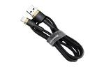 Дата-кабель Baseus Kevlar Cable Lightning - USB 1.0 м 2 A Black-Gold (CALKLF-BV1)