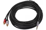 Кабель мультимедийный Ultra 3.5 мм — 2xRCA 1.8 м (UC103-0180)