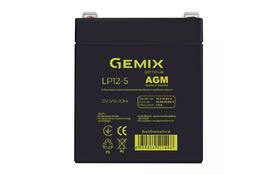 Батарея для ИБП Gemix 12В 5Ач (LP12-5) - Фото