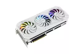 Відеокарта ASUS GeForce RTX3090 24Gb ROG STRIX OC WHITE (ROG-STRIX-RTX3090-O24G-WHITE) - Фото