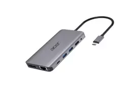 Порт-реплікатор Acer 12in1 Type C dongle USB3.2, USB2.0, SD/TF, HDMI, PD, DP ... (HP.DSCAB.009) - Фото