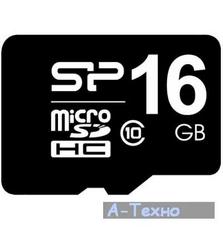 Карта памяти Silicon Power 16Gb microSDHC UHS-I class 10 (SP016GBSTHBU1V10SP)